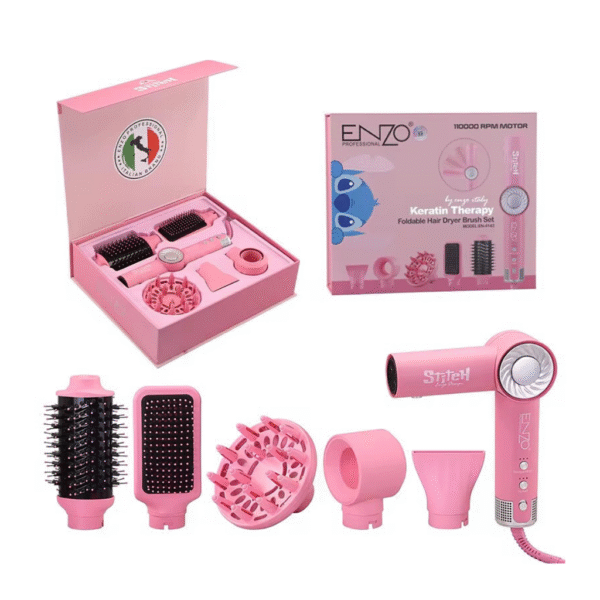 ENZO Hair Dryer Brush Set