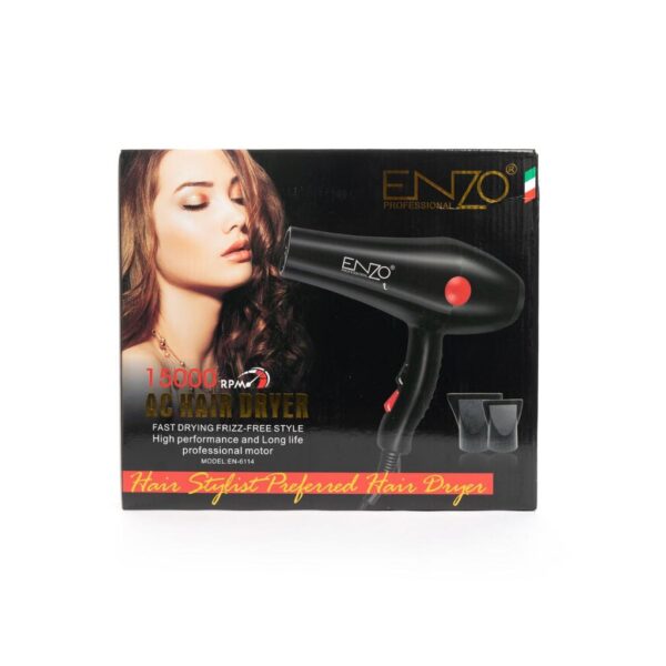 ENZO Professional Hanging Hair Dryer – Low Noise, Gemei Brand