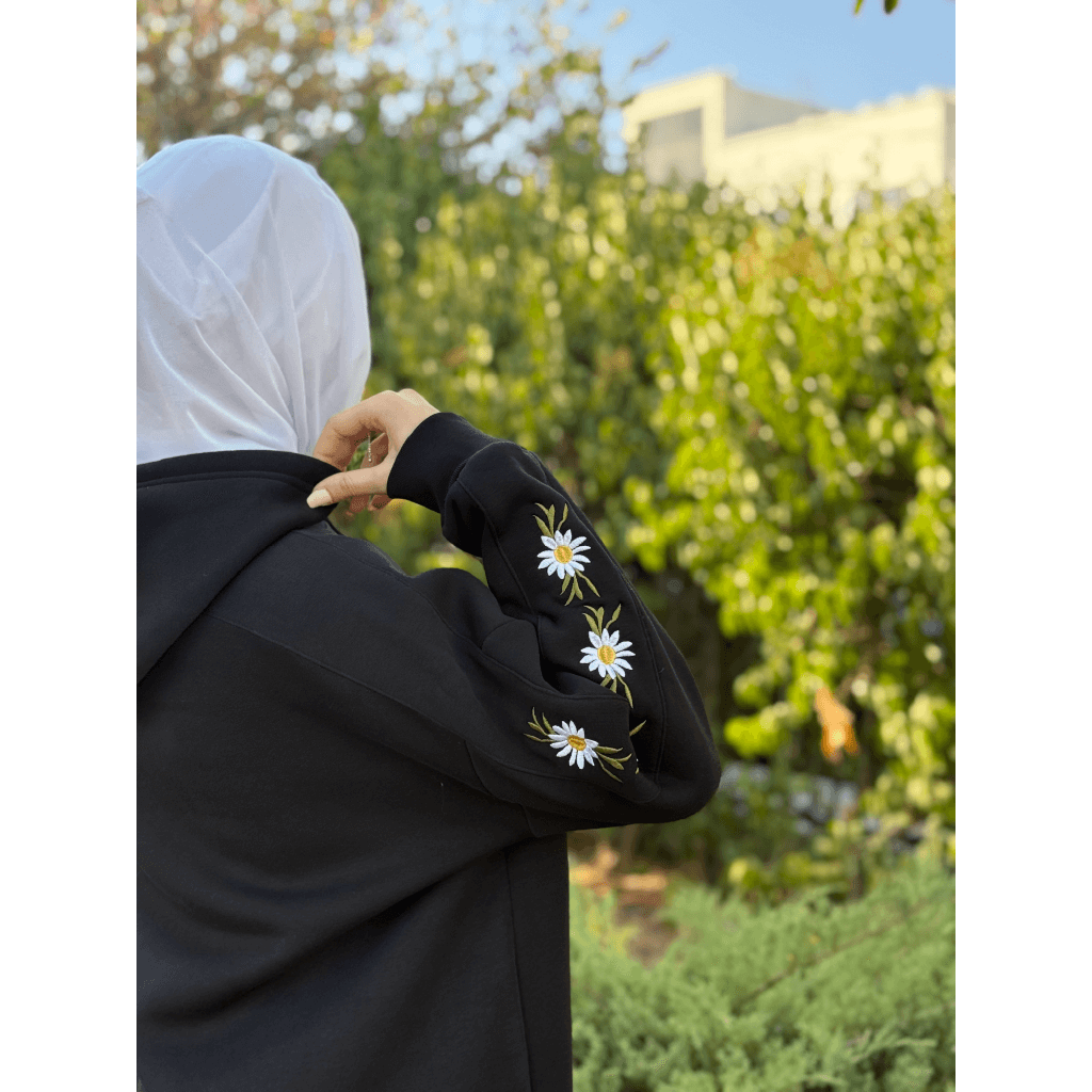 Trendy Embroidered Oversize Hoodie - Image 4