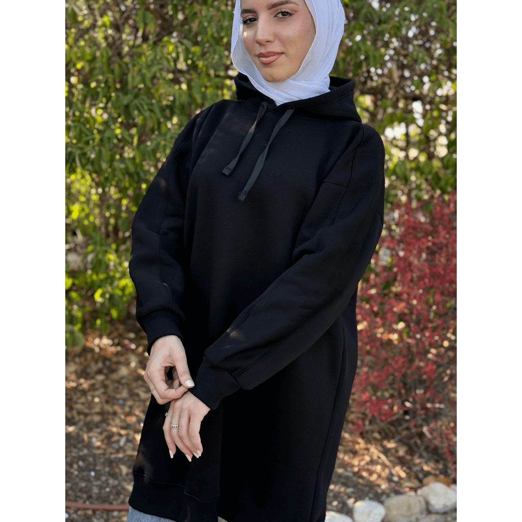 Trendy Basic Oversize Hoodie - Image 3